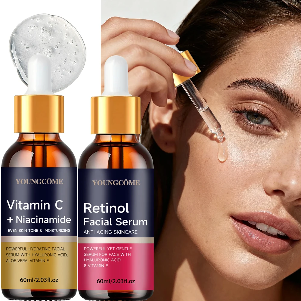 YOUNGCOME Retinol suero antiarrugas para reducir los poros esencia hidratante pigmento manchas eliminar el cuidado de la piel para toda la piel