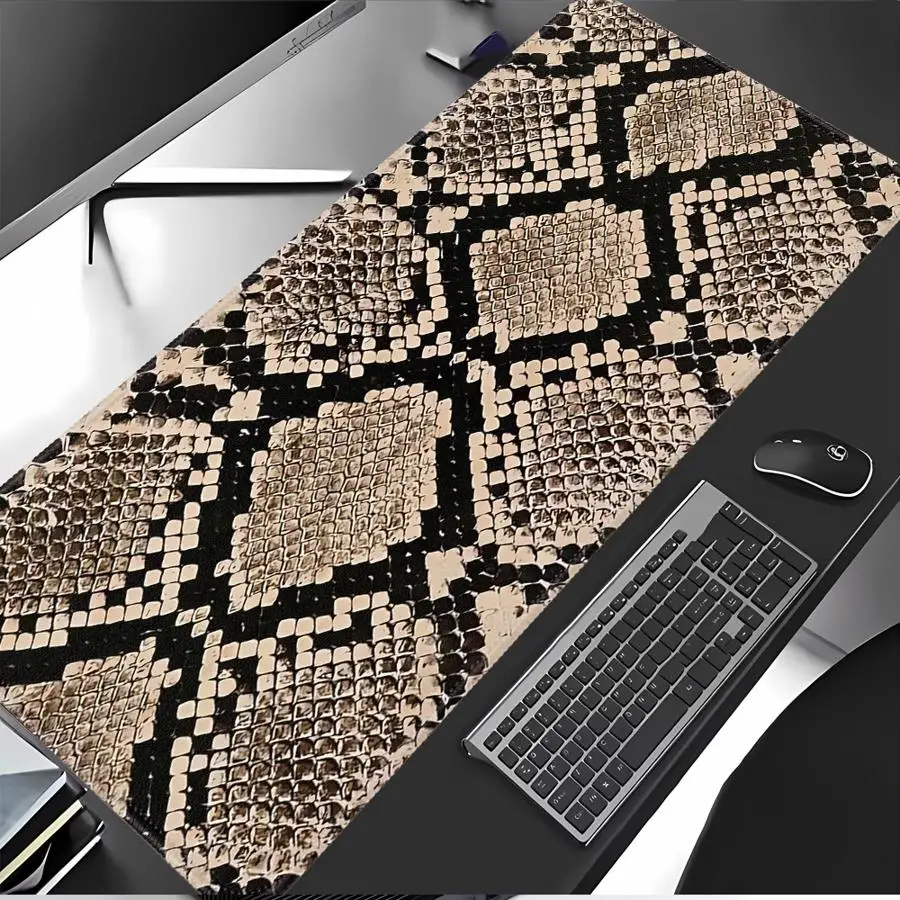 

Retro Snake Pattern Mouse Pad Computer Laptop Pad Desk accessories Keyboard Mouse Pad office Pad Game Console Pad Waterproof