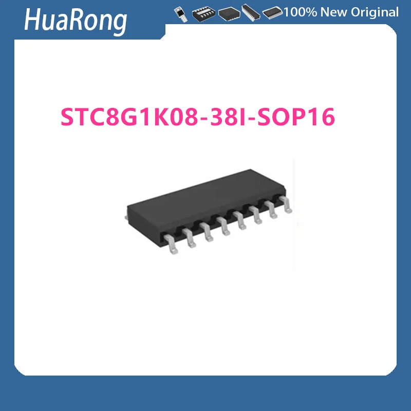 10Pcs/Lot 8G1K08 STC8G1K08  STC8G1K08-38I-SOP16