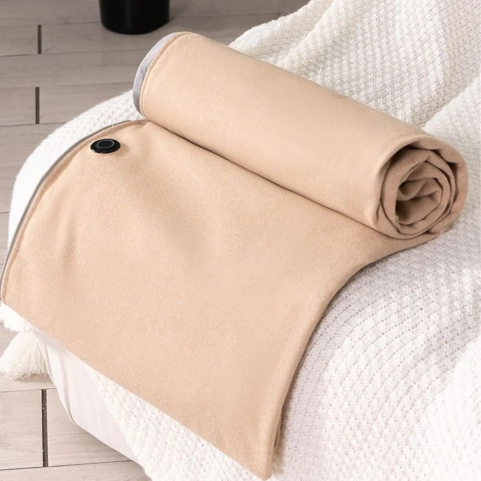 

Электрическая нагревательная шаль USB, 3-скоростное нагревательное одеяло, моющееся, для кемпинга, офиса, с подогревом, теплая шаль