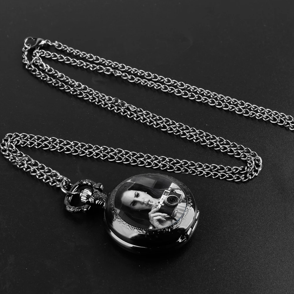 Star-Theme Vintage Arabic Dial Quartz Pocket Watch Pendant Necklace Gift For Men And Women