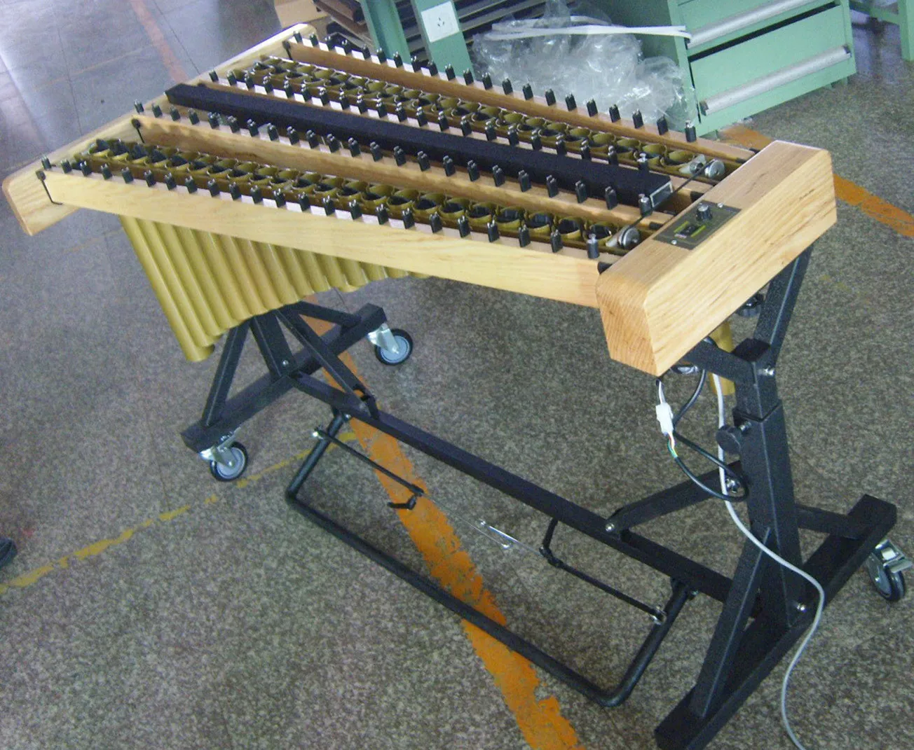 Profession elles 37-Ton-Elektro-Vibrato Marimba 37-Tasten-Aluminiumplatte Klavierspiel Harfe Schul instrument Vibraphon