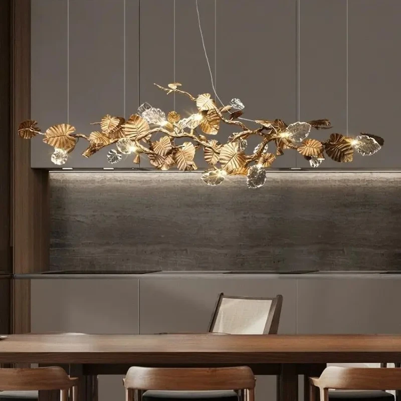 

Modern Dimmable LED Chandelier for The Kitchen Living Room Food Tables Home Decoration Luxury Designer Pendant Lamp