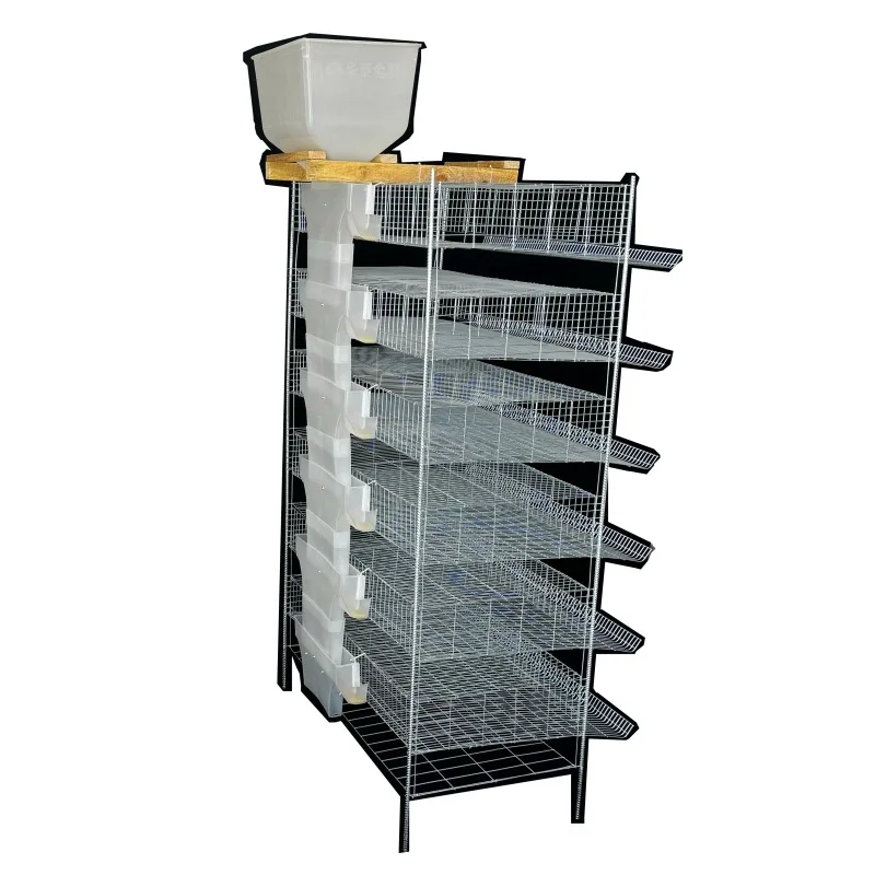 

Gold Seller 6 Tiers Poultry Farm Layer Quail Cage With Nipple Drinker for Sale