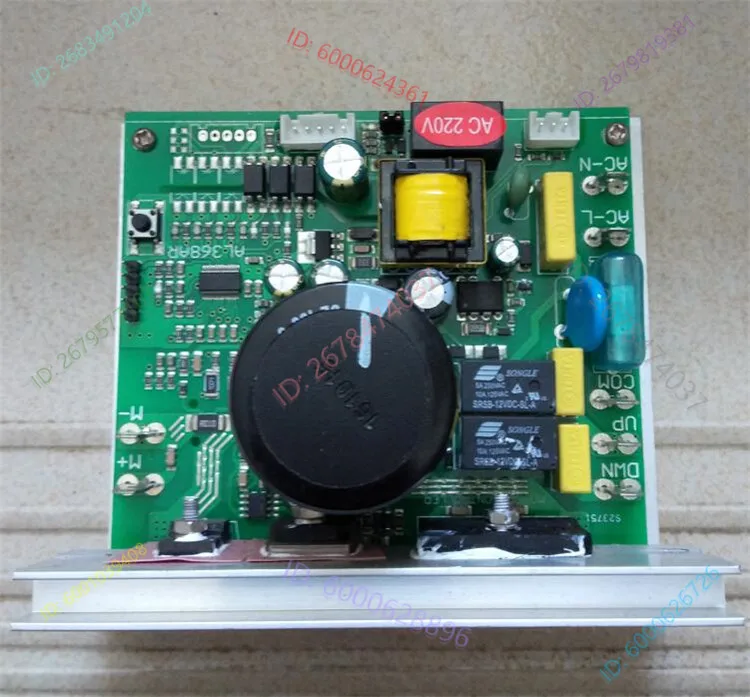 لوحة دوائر كهربائية لجهاز المشي اللوحة الرئيسية T600 MQ7 858 Q7L لوحة طاقة جهاز المشي ذات التحكم السفلي #3