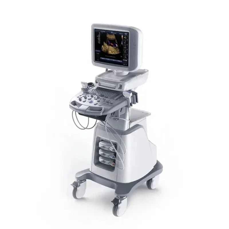 3D 4D image system S11 plus color doppler ultrasound machine trolley for sale