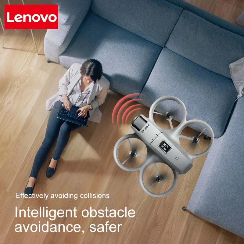 Lenovo D16 Drone 8K Aerial HD professional Dual-camera Optical Flow Positioning Intelligent Avoidance Bushless Motor GPS Drone