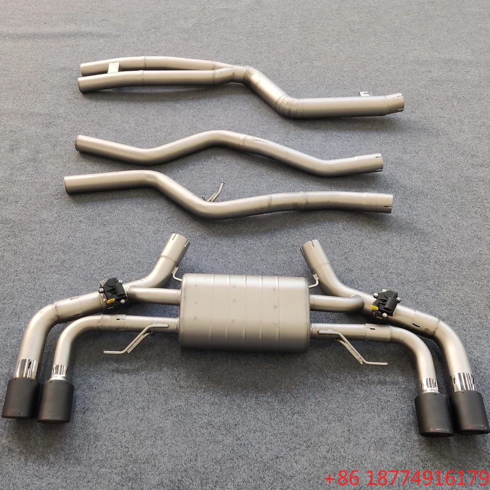 Escapamento Catback de Alta Performance OBM em Aço Inox 304 ou Titânio para M240i M440i M340i M340 G20 G22 G26 G42 com Silenciador Valvetronic