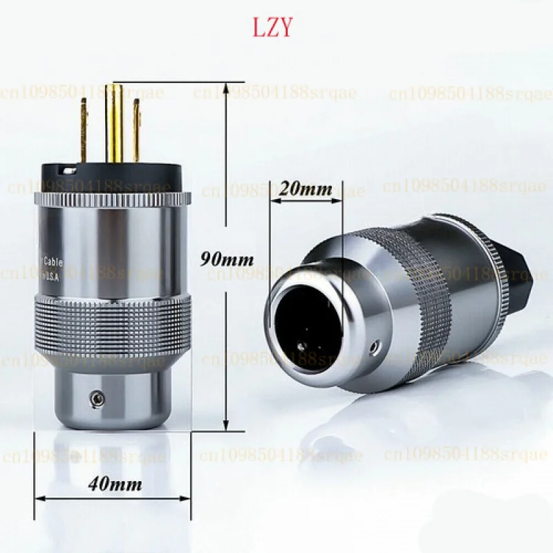 Для Krell EU для SCHUKO AC US HiFi вилка питания 24-каратного позолоченного кабеля C15 C13