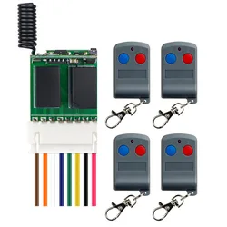 Micro Relay Remote Switch 4.2V 4.5V 5V 6V 7.4V 8V 9V 12V 2CH 2A NO COM NC Contact Switching Wireless Switch Momentary Latche