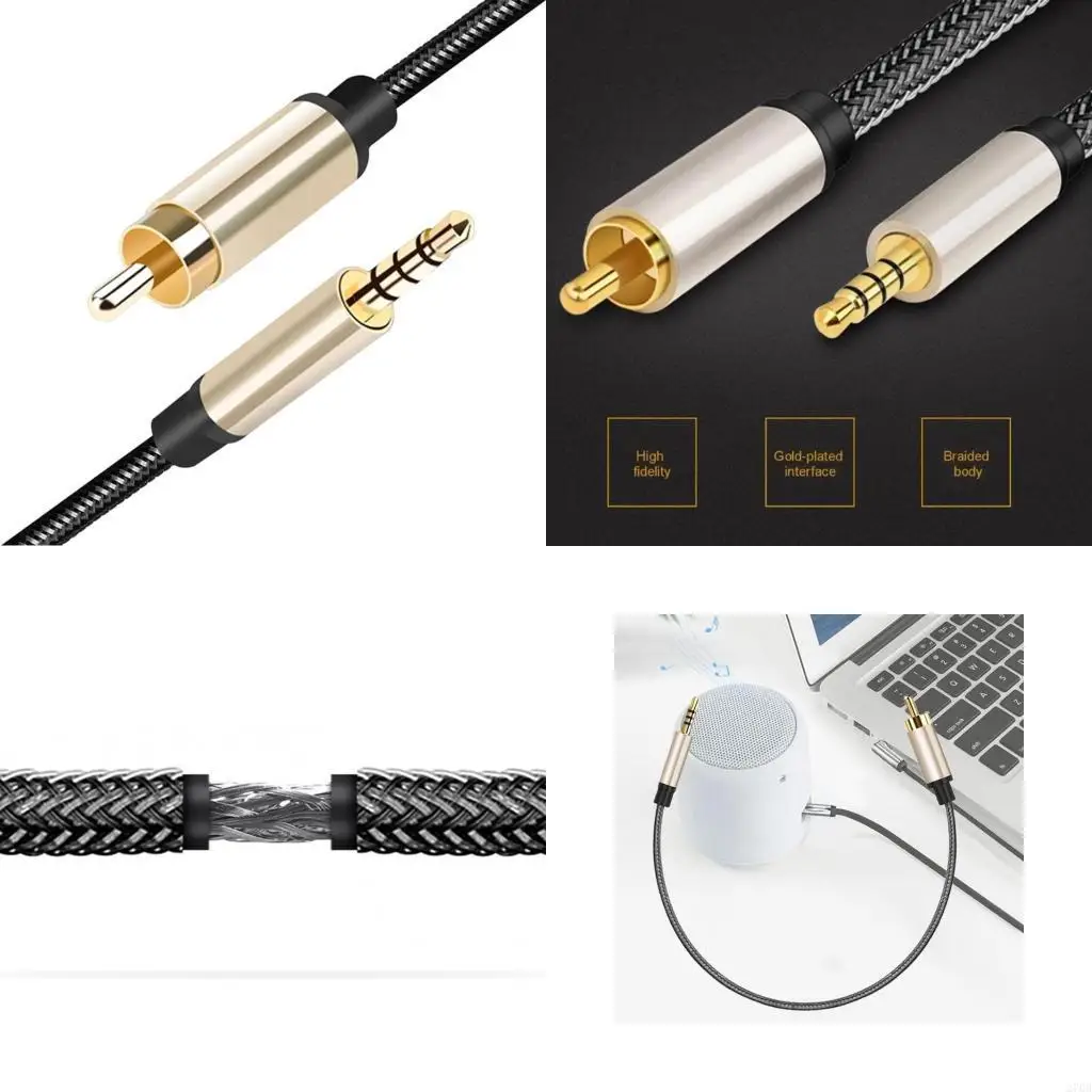 RCA 3.5MM Jack Aux Cable Stereo Digital Coaxial Audio Line Applies Mi TV 1st / 2nd Generation Versions