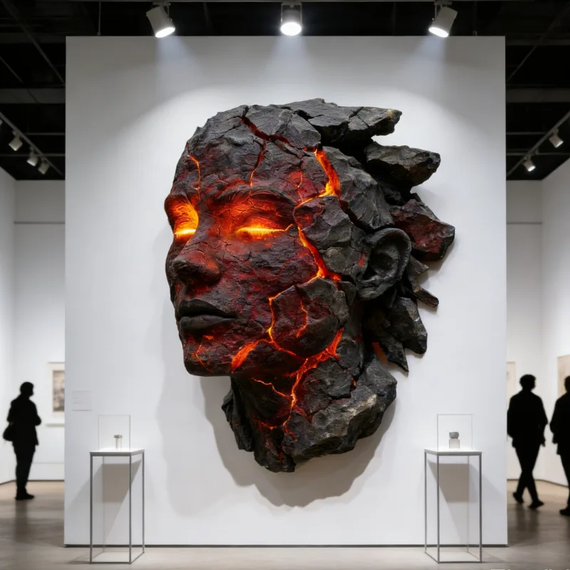 New Cracked Soul Wall Light Pendant Wall Decorations Home Decor Home Accessories Decorative Figurines