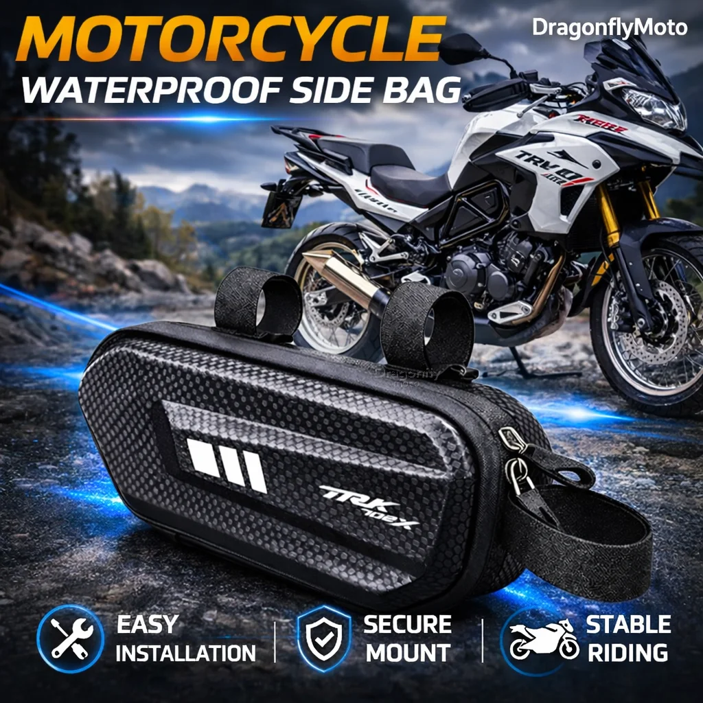 Large Capacity Motorcycle Side Bag For Benelli TRK702X TRK 702 X Trk 702x Waterproof Multifunctional Storage Pouch Hanging Bag