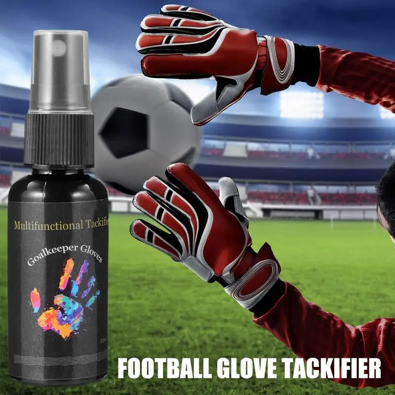 Goalie Glove Spray 30ml Antiskid Goalie Glue For Goalie Gloves Bottle Improve Goalkeeper Glove Grip Spray For Goalkeeping Gloves