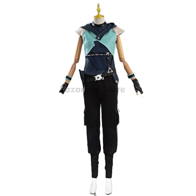 

Костюм для косплея аниме Jett из игры, унисекс, костюм для косплея, платье для представлений, боевое платье, Хэллоуин, Женский Джетт