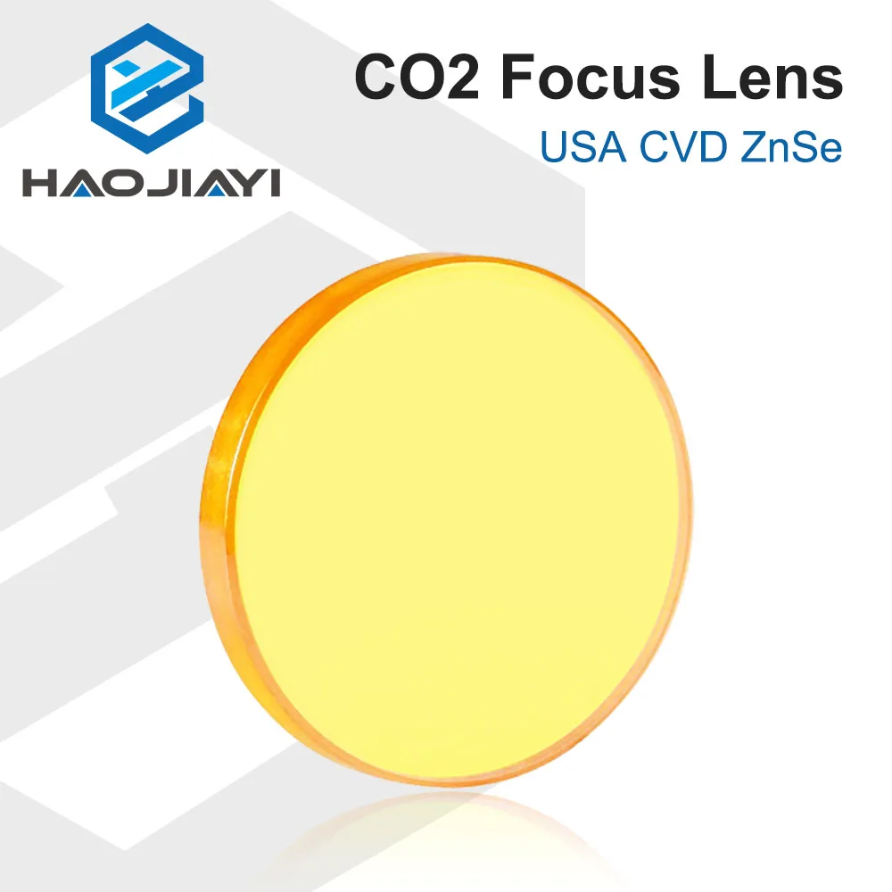 Lente de enfoque láser USA CVD ZnSe DIA 12 15 18 19,05 20 FL 38,1 50,8 63,5 76,2 101,6 127mm para máquina cortadora de grabado láser CO2