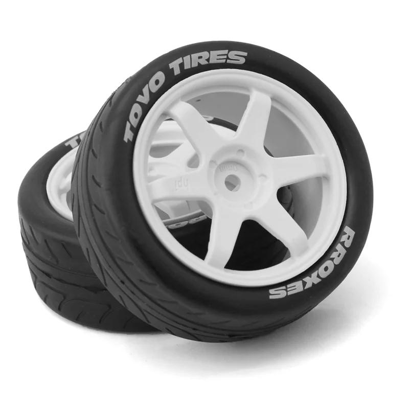 

CYGJ-4Pcs 68Mm 1.9 Inch Wheel Rim Model Car Tires For 1/10 RC Crawler Car Axial SCX10 HSP Redcat Traxxas 90046 RC4WD D90
