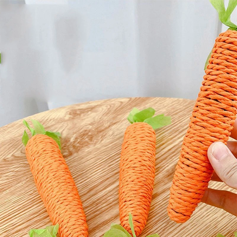 Cat toys make sounds, carrots, cat sticks, self-sex, kitten teething sticks, resistant to bites, cats, toys, pet supplies image 2