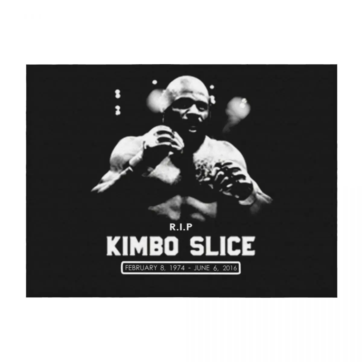

Kimbo Slice Throw Blanket Quilt Travel for babies Hair Blankets