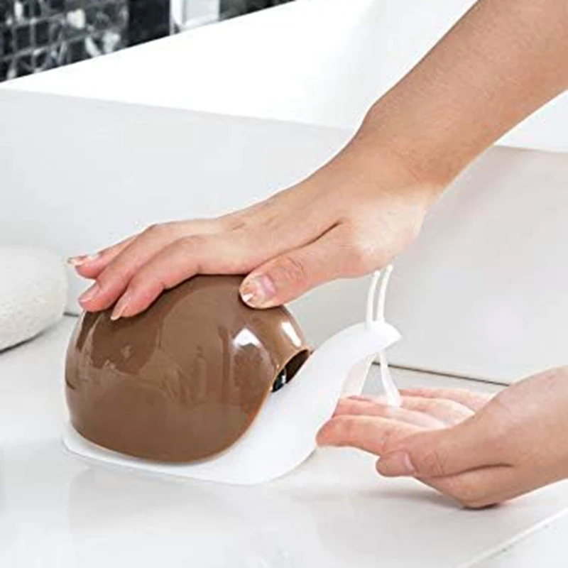 Dispenser sabun siput lucu untuk kamar mandi dapur dll. (120ML)