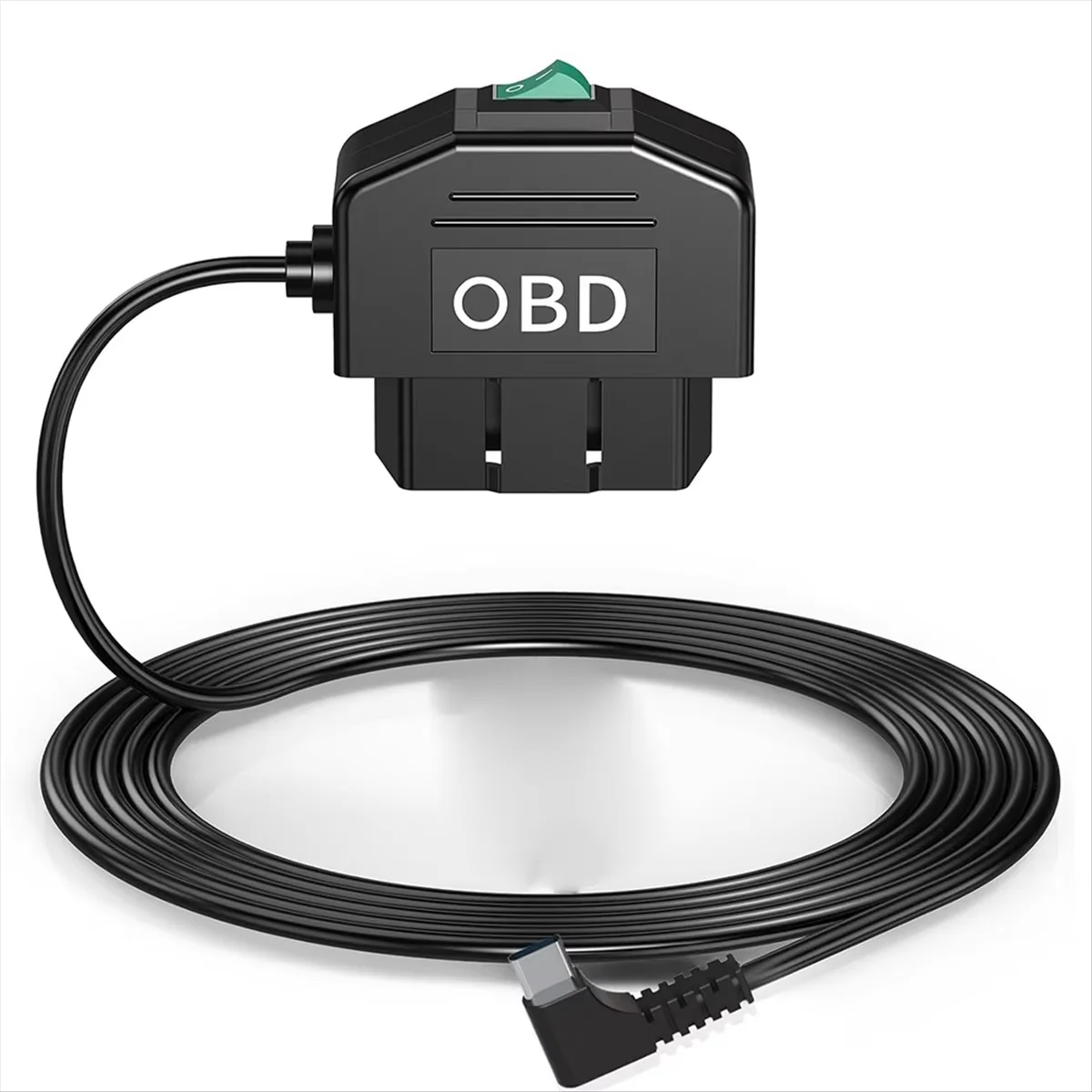 A40I Dash Cam OBD Hardwire KitDash Kamera USB Typ C Hardwire Kit mit OBD Stromkabel für Dashcam 12-24V bis 5V/3A