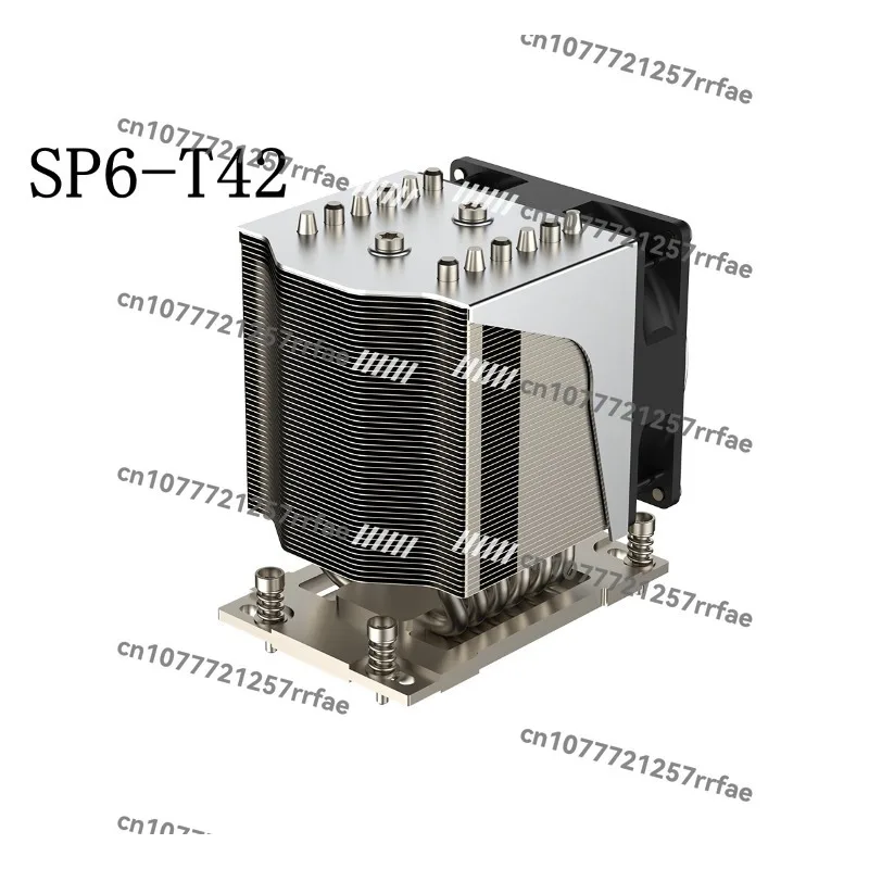 Support SP6/AMD + multi-platform CPU heatsink 6 heat pipe computer copper bottom 4u server new CPU