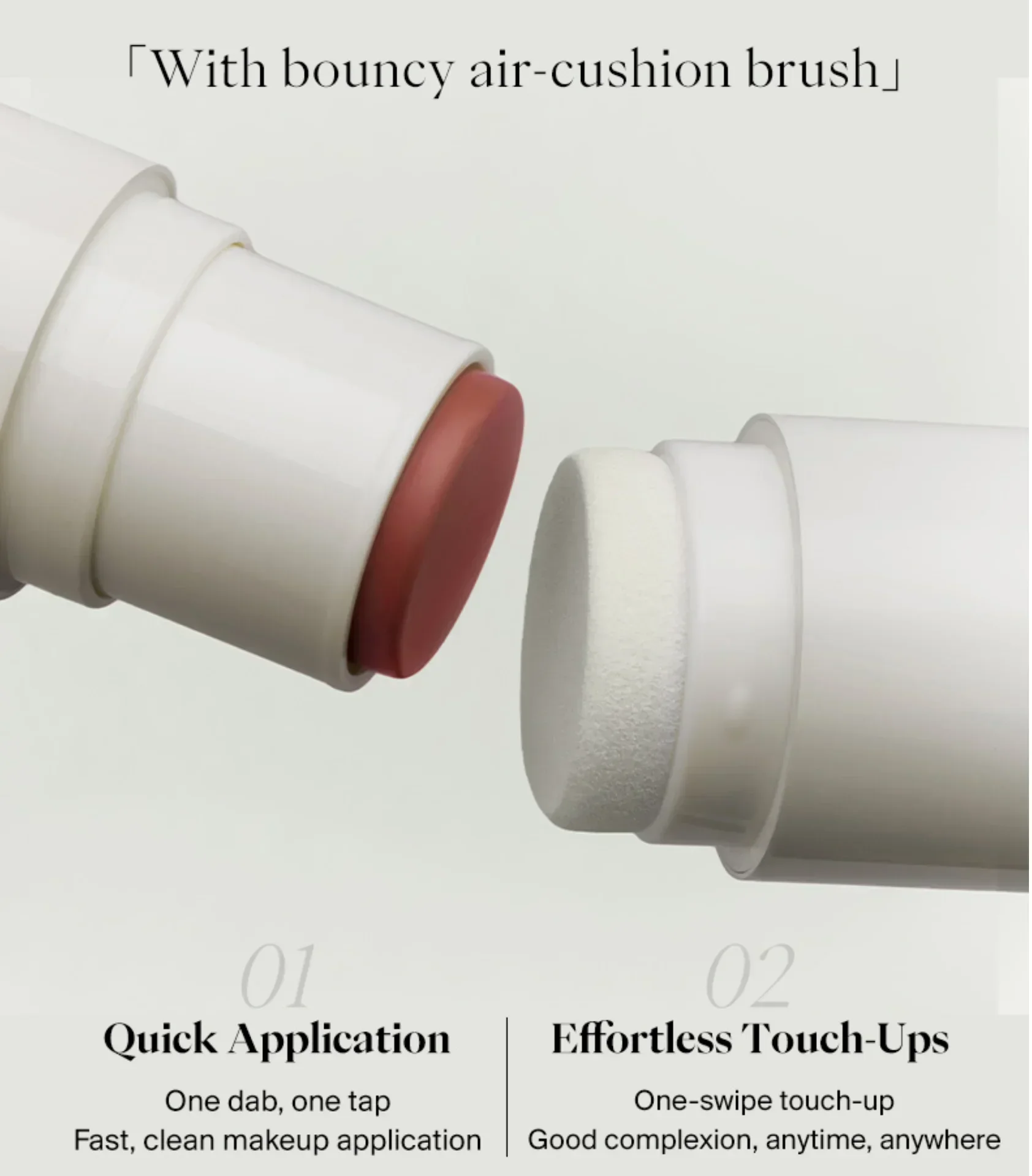 JOOCYEE Fard GLAZED MULTI-VOSO STICK Fard SATIN a lunga durata per occhi e guance Cosmetici originali per il trucco reale