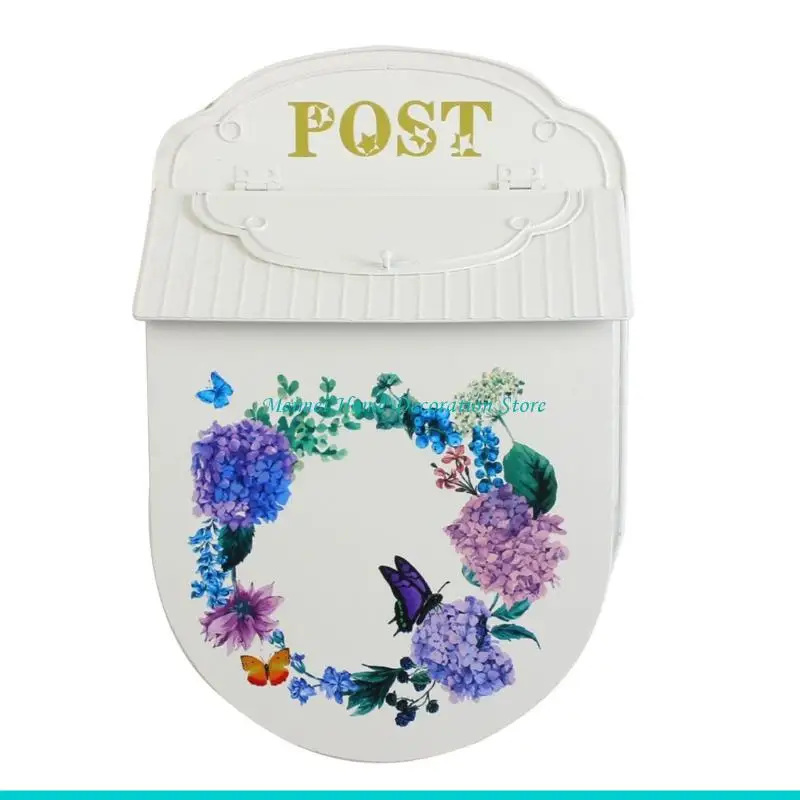 H7BF European Antique Mailbox Weatherproofed Coating For Exterior Home Decoration