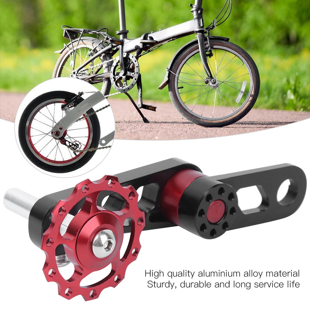 

Chains Tensioner Stabilizer Rear Derailleur Single Speed Adjuster Accessory for Folding Bike