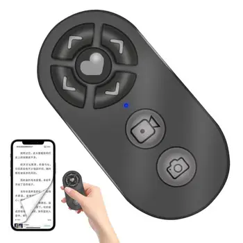 Universal Wireless Shutter Remote Mobile Phone BluetoothRemote Control Button Selfie Camera Shutter ForTikTok E-book Turn Page 1