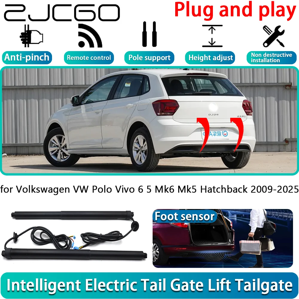 

for Volkswagen VW Polo Vivo 6 5 Mk6 Mk5 Hatchback 2009-2025 Electric Powered Tailgate Power Liftgate Automatic Tailgate System