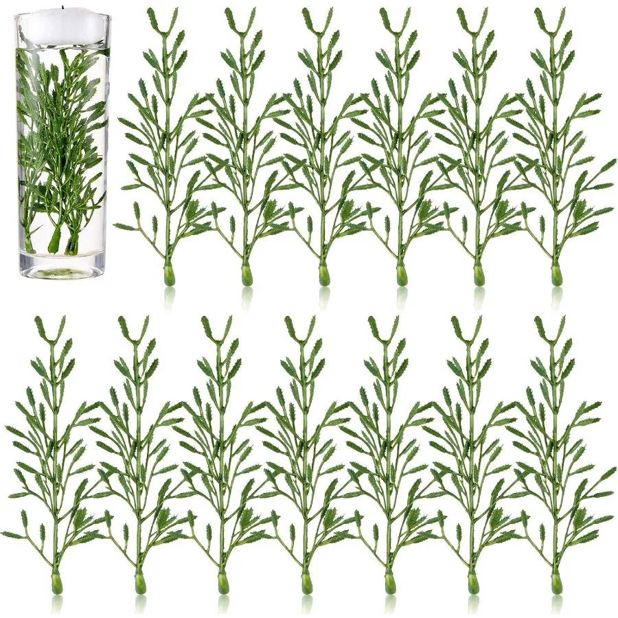 

50 Pcs Faux Flowers for Floating Candles Floating Flowers Vase Fillers for Centerpieces Mini Flower Filler Filling in Cylinder