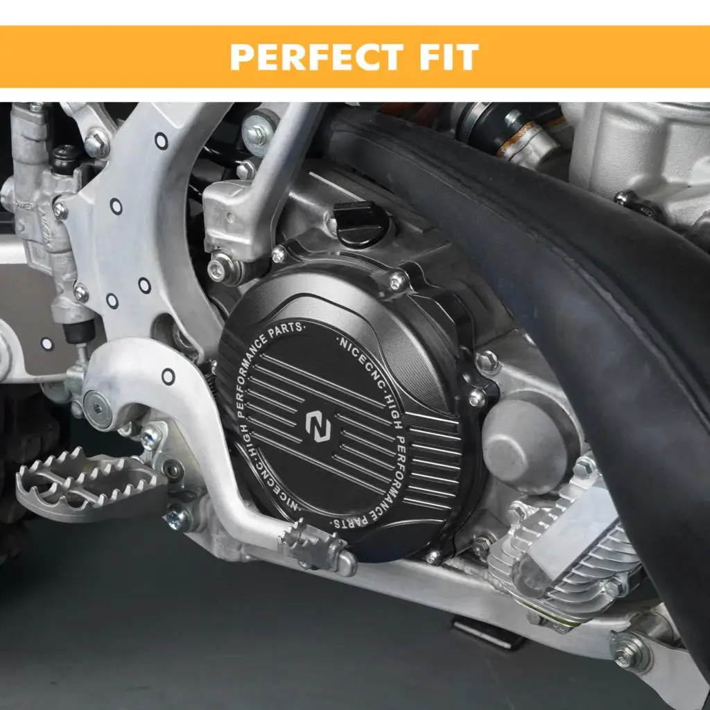 NICECNC For Yamaha YZ250X 2016-2023 YZ250 2008-2024 2023 2022 2021 오토바이 클러치 커버 가드 보호대 빌렛 알루미늄 블랙