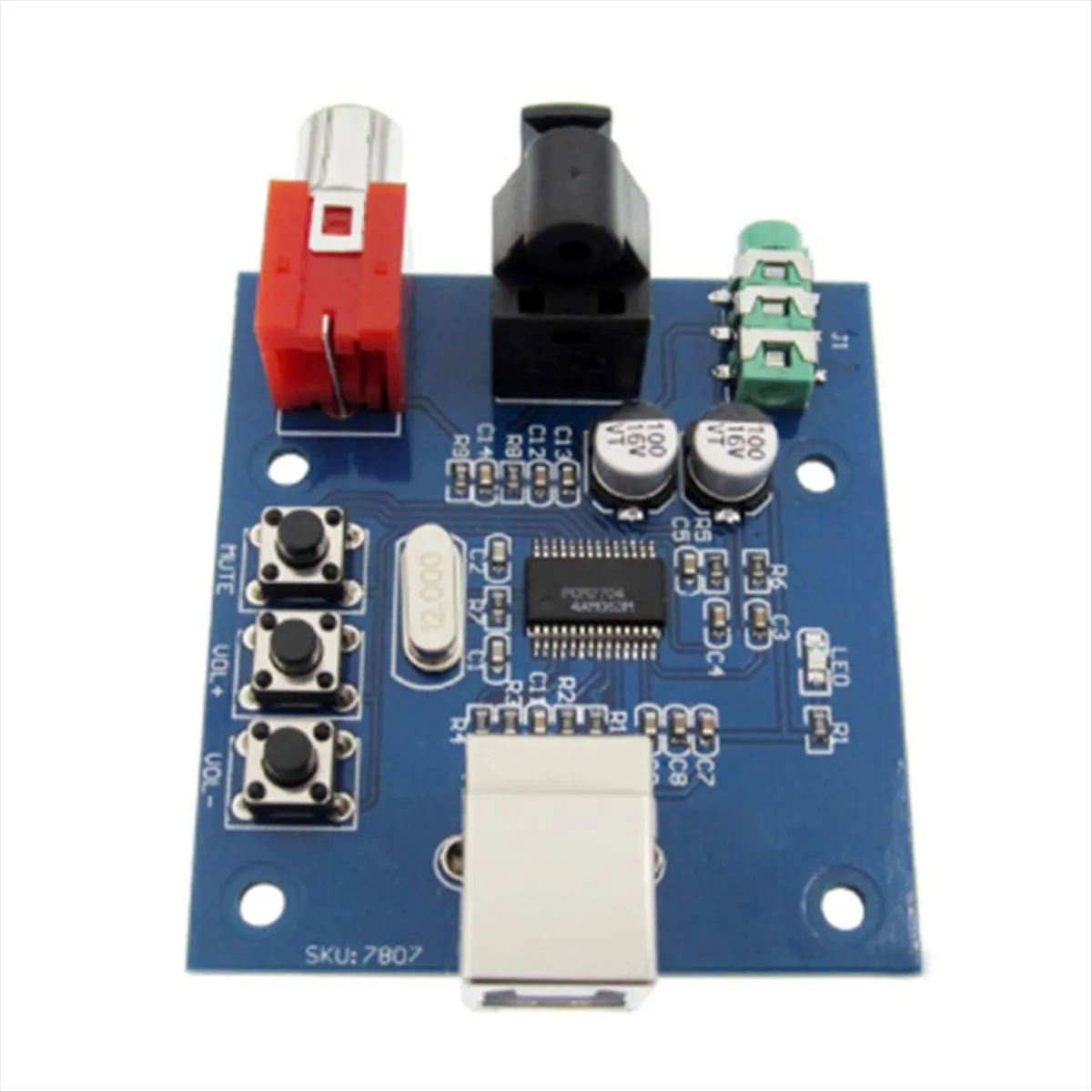Happy New-  1Pcs PCM2704 for USB to S/PDIF Decoder Board Module Analog Output