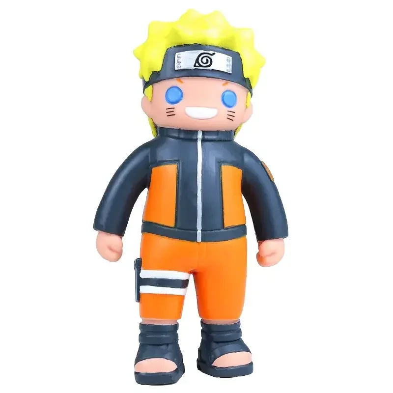Oficjalna figurka Naruto 15 cm, rozciągliwa, do ciągnięcia i zabawy, z miękkiej gumy, elastyczna zabawka antystresowa, kreatywny model anime, prezent dla chłopca, dla dzieci.