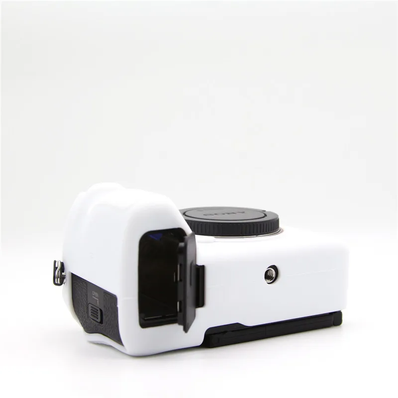 السيليكون كم درع حالة غطاء الجسم حامي الإطار الجلد لسوني a7r5 a7rm5 A7RV A7R V كاميرا بدون مرآة واقية حقيبة فيديو #6