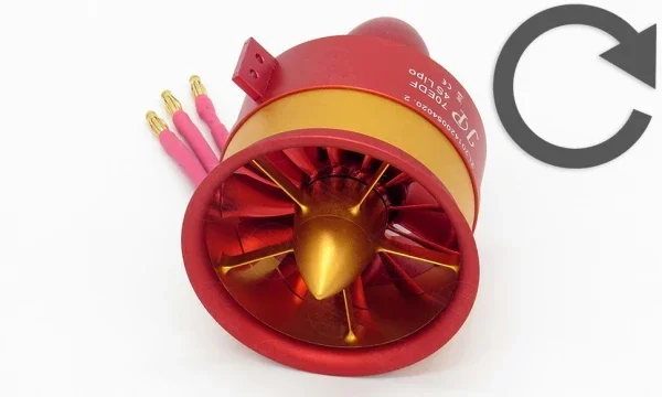 JP Hobby 70mm Clockwise Rotation Aluminum Alloy EDF With 4S Brushless Motor