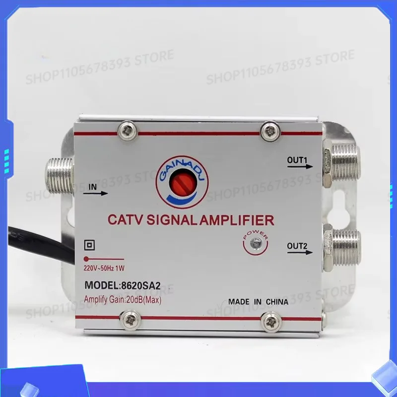 Home Cable TV Amplifier Analog Digital One Point Two Point Analog Enhancement Splitter Ground Wave Signal
