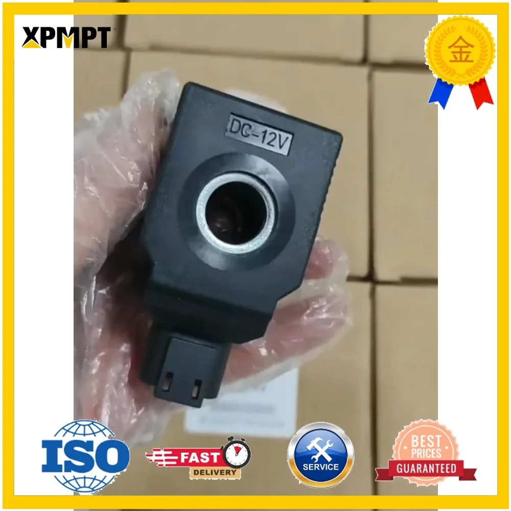 

2pcs Excavator C13DM24/14 Un-D Solenoid Valve Coil 12V 24V For JCB JS130