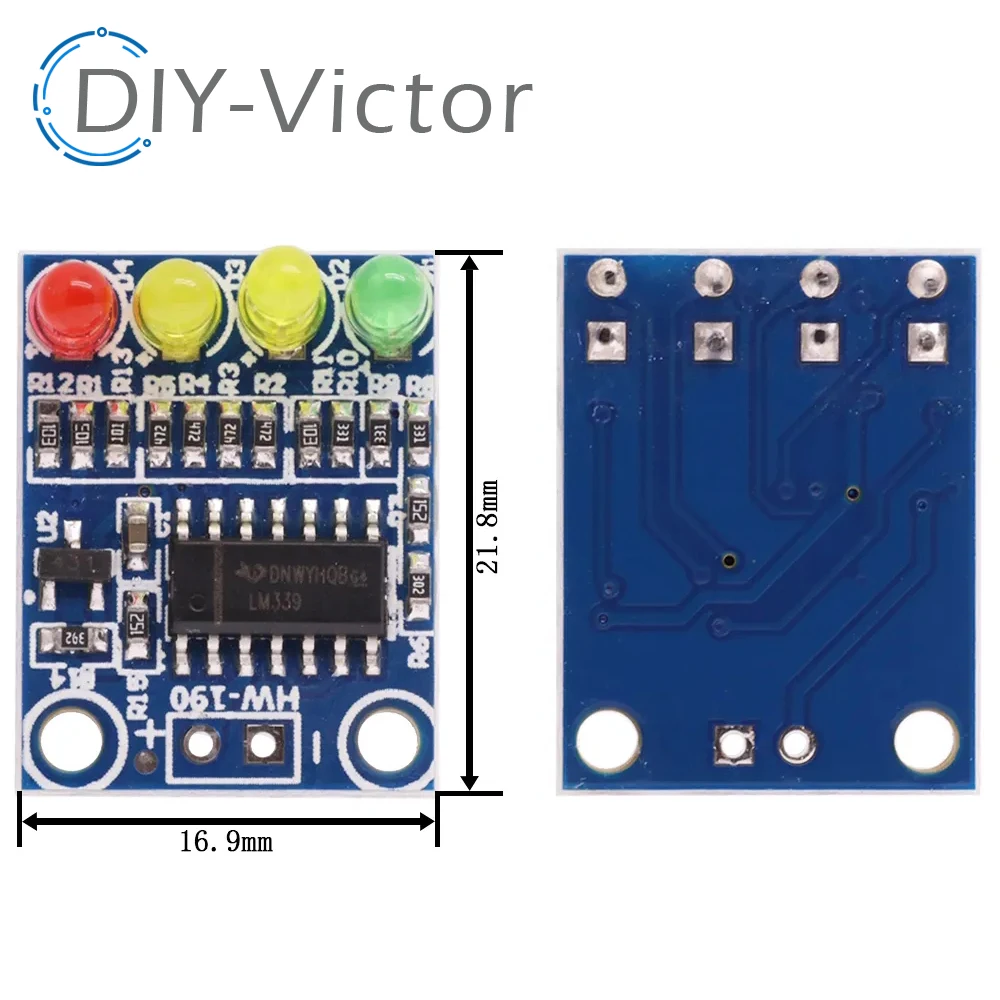 XD-82B 12V Battery Level Indicator Module 4 Paragraph 4 Onboard Battery Indicator LED Lights