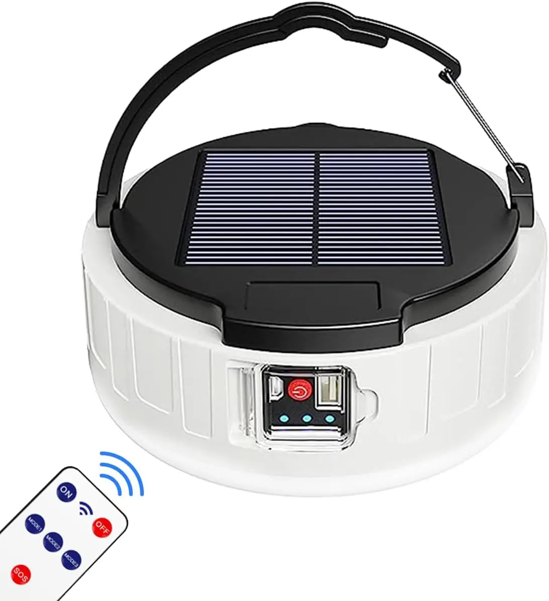 

Portable Waterproof Solar USB Charging Remote Control Indoor Outdoor Emergency Light Camping Light