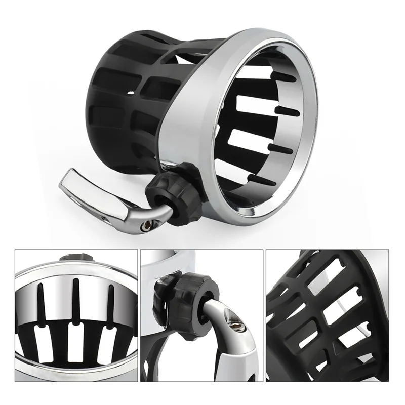 A51K-For Honda GL1800 Goldwing 1800 2018 دراجة نارية الركاب حامل مشروبات ABS وزجاجة الألومنيوم كأس الدعم