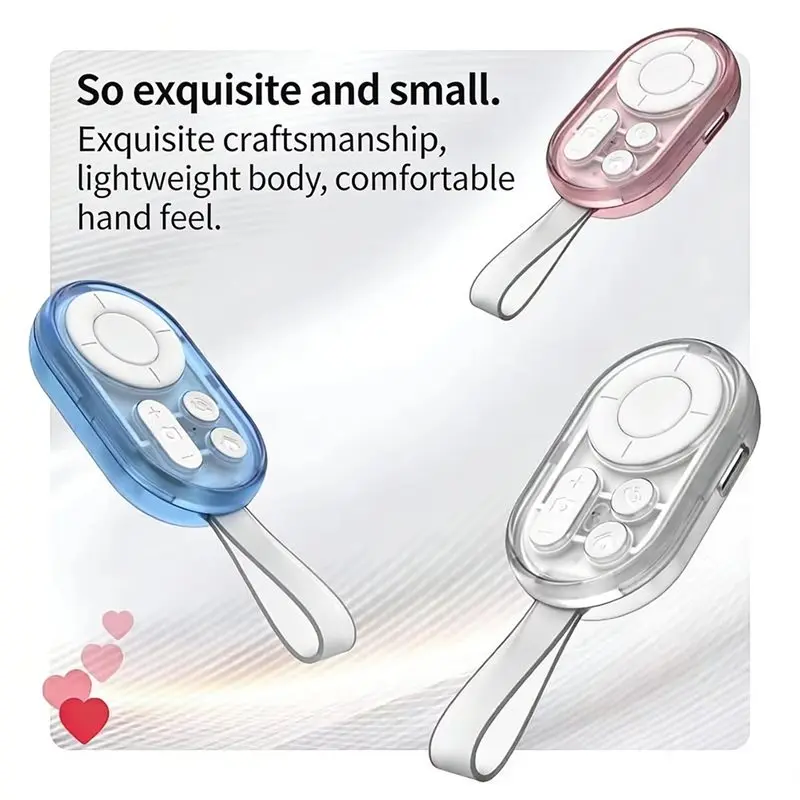 A55T Page Turner Camera Shutter Air Mouse Bluetooth Remote For Android For IOS For Harmonyos Smartphone For Lazy Reader