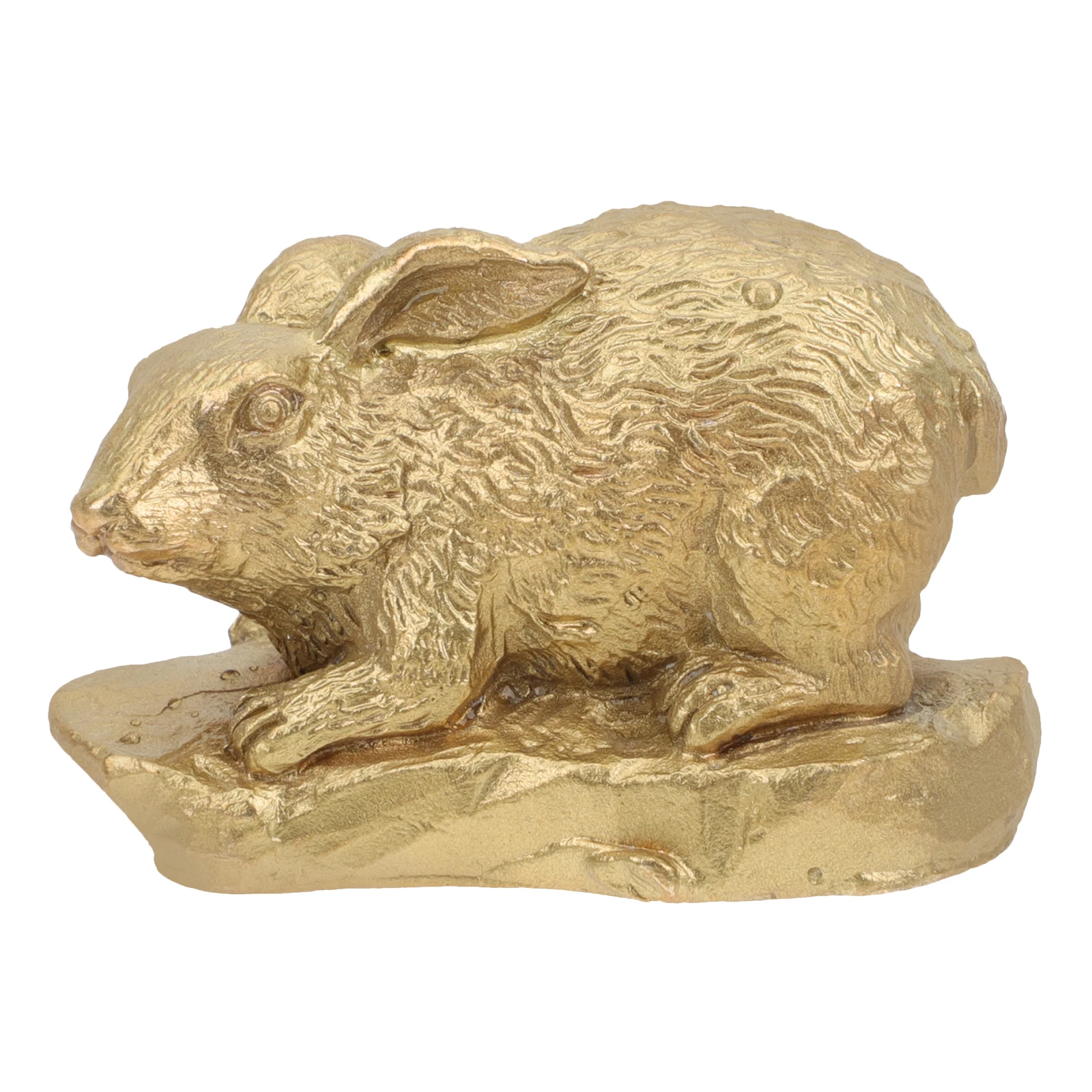 

Pure Copper Rabbit naments Desktop Car Garden Decor Home Decoration Living Room Study Office Creative Shape Plaything