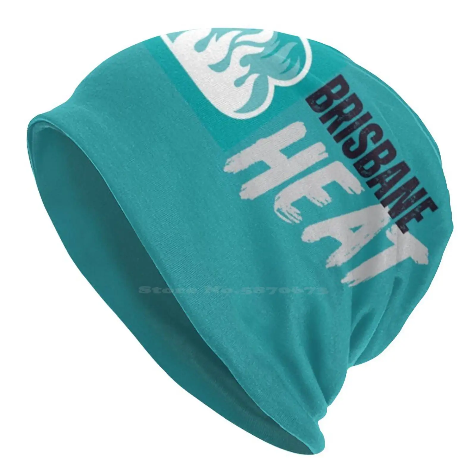 Brisbane Heat Cricket Knit Beanie Hat Men'S Winter Hats Warm Brisbane Heat Cricket Bbl Big Bash