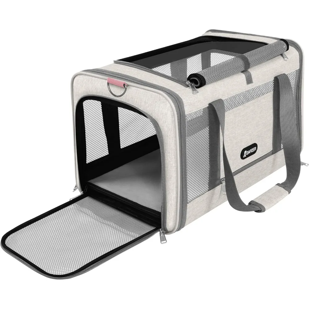 

Airline Approved Soft Pet Carrier 18x11x11 Top Load Breathable Mesh Crate for Cats Small Dogs