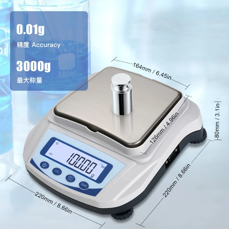 

0.01G Precision Laboratory Scales, Electronic Analytical Balances, Digital Weighing Products