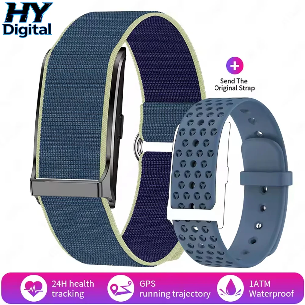 

Цифровые умные часы HY без экрана, мужские спортивные часы для фитнеса на открытом воздухе, монитор сердечного ритма, водонепроницаемые умные часы 1ATM для Android IOS