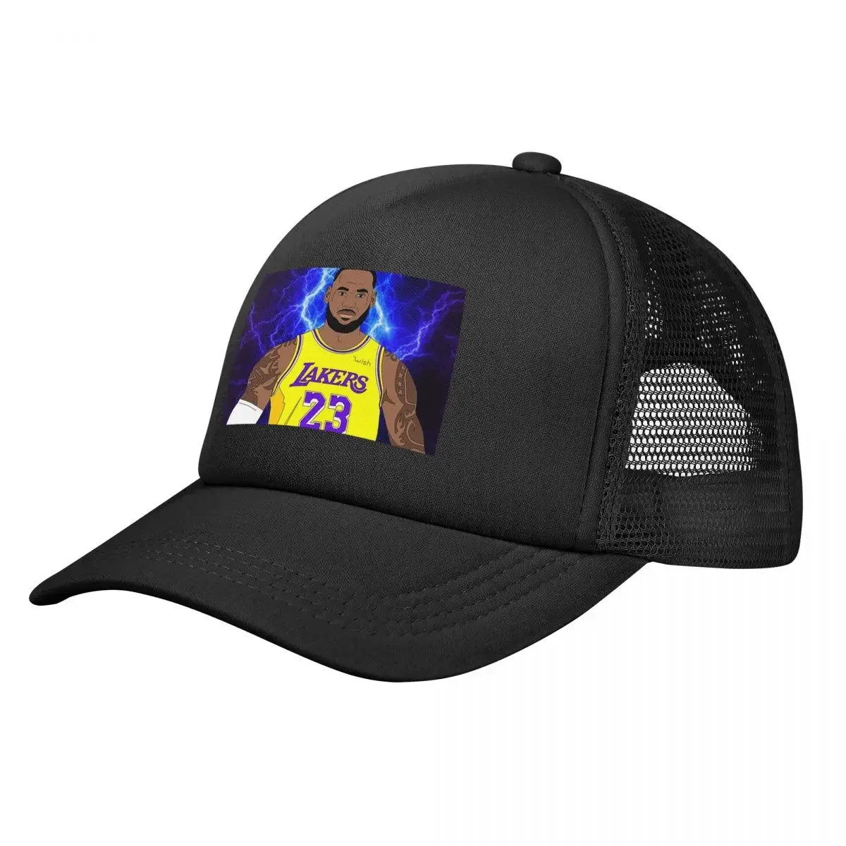 LeBron James Mesh Bonés de beisebol Snapback Moda Chapéus de beisebol Respirável Casual Casquette Outdoor para homens e mulheres