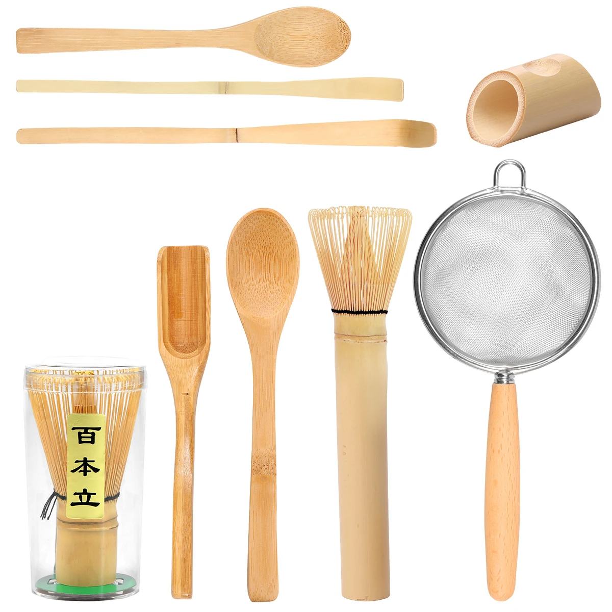 

3/6 шт. набор аксессуаров для матча, бамбуковый японский набор венчиков для матча, инструмент для изготовления чая, совок для чая, посуда для изготовления напитков и сетей